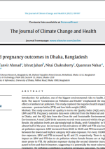 Air pollution and pregnancy outcomes in Dhaka, Bangladesh